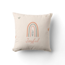 Travesseiro de arremesso Cute Rainbow / minimalist