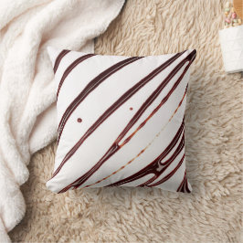 Almofada Travesseiro de Arremesso de Chocolate Fudge Brown
