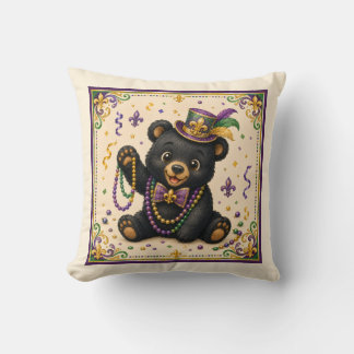 Almofada Travesseiro de Arremesso de Urso Preto Sulista Fof