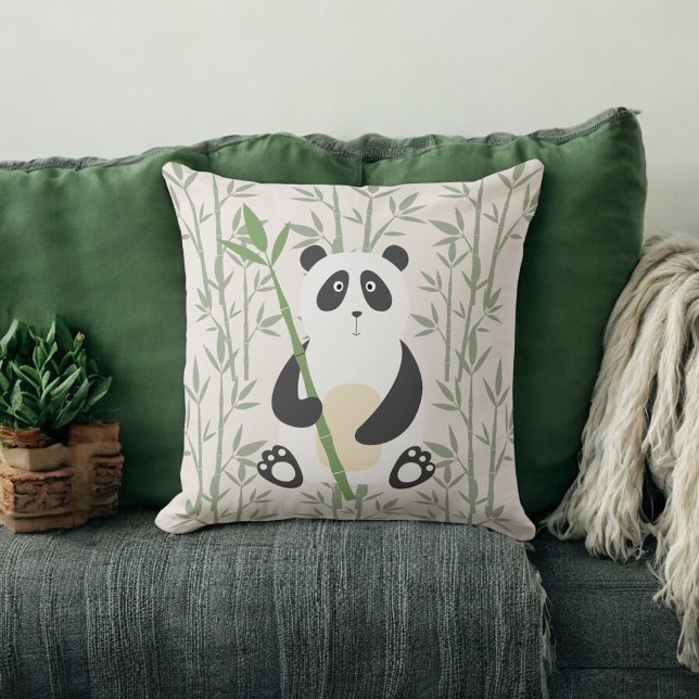 Almofada Travesseiro de Arremesso para Berçário de Panda Fo (Criador carregado)
