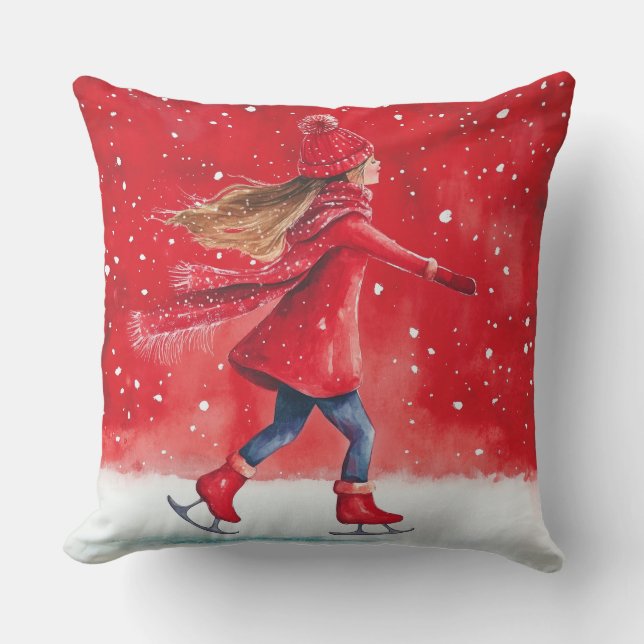 Almofada Travesseiro de Árvore de Natal Elegante (Frente)