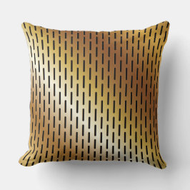 Almofada Travesseiro de Azulejo Metálico Dourado Brilhante