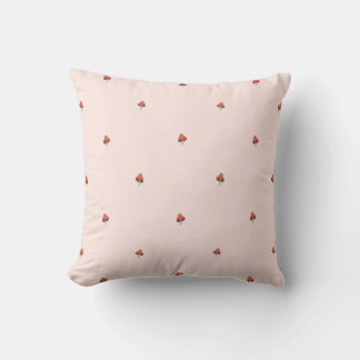 Almofada Travesseiro de Berçário Geométrico Cogumelo Blush 