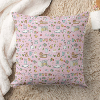 Almofada Travesseiro de Berçário Urso de Pelúcia Pastel