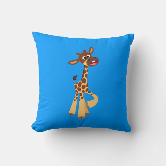 Almofada Travesseiro de Blindagem de Cartoon Baby Giraffe (Frente)
