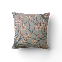 Travesseiro de Blossomas e Aves Chineses