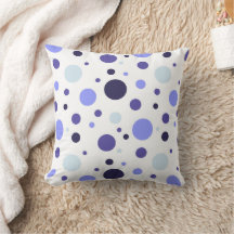 Travesseiro de bolinhas roxo brilhante feminino