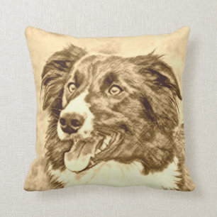 Almofada Travesseiro de border collie