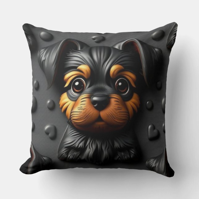 Almofada Travesseiro de Cachorro 3D (Frente)
