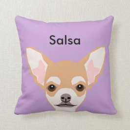Almofada Travesseiro de Cachorro Personalizado Chihuahua -