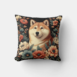 Almofada Travesseiro de cães Shiba Inu William Morris