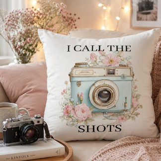 Almofada Travesseiro de Câmera Retro Fofo | Estética Fotogr