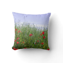 Travesseiro de Campo de Poppy