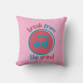 Almofada Travesseiro de Carrinho de Golfe Rosa