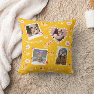 Almofada Travesseiro de Cat Personalizado com Fotos de Rost