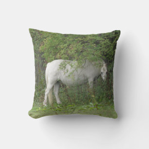 Almofada Travesseiro de Cavalo Branco Tímido