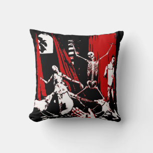 Almofada Travesseiro de chave Skeleton - Vermelho