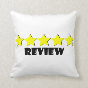 Almofada travesseiro de cinco estrelas da revisão