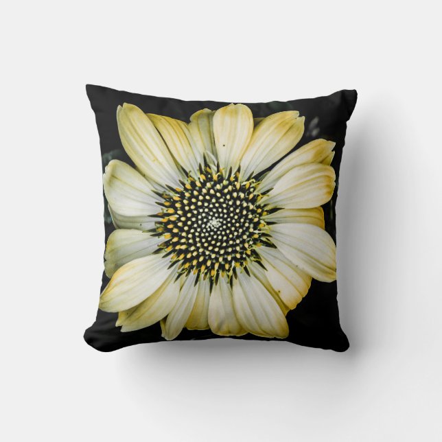 Almofada Travesseiro de ConEFlower Amarelo do Mel (Frente)