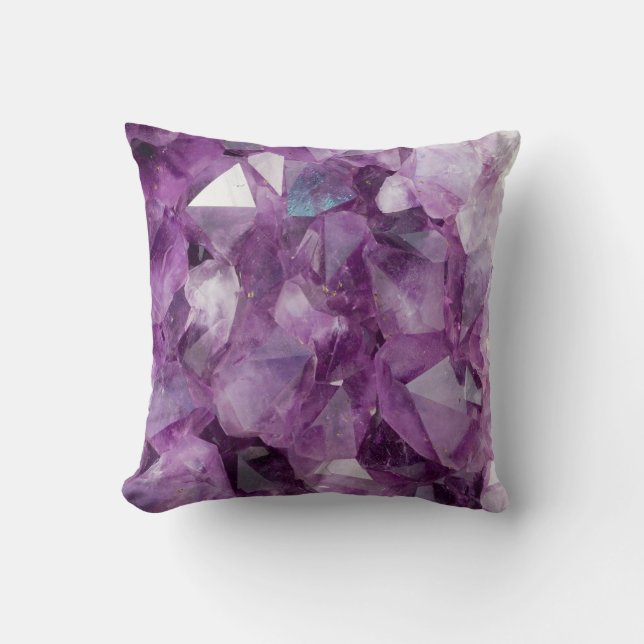 Almofada Travesseiro de cristal Amethyst bonito (Frente)
