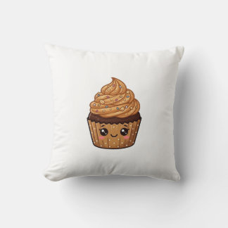 Almofada Travesseiro de Cupcake de Manteiga de Amendoim Kaw