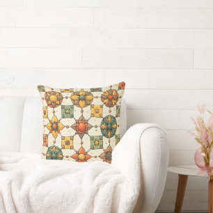 Almofada Travesseiro de Cushion com um padrão de conto de f