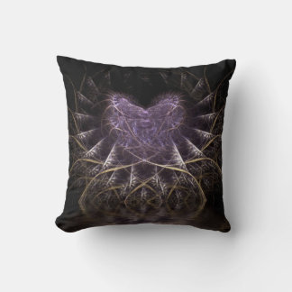 Almofada Travesseiro de Cushion Coração Gótico Roxo