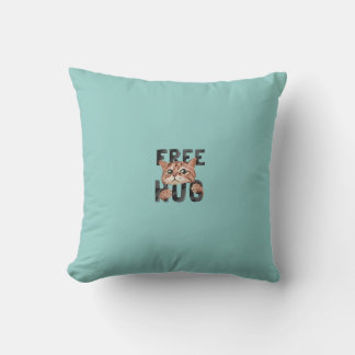 Almofada Travesseiro de Design de Hug Gratuito | Cozy Felin
