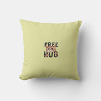 Almofada Travesseiro de Design de Hug Gratuito | Cozy Felin