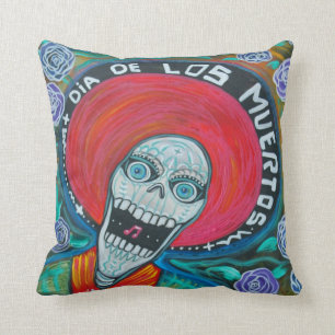 Almofada Travesseiro de Diâmetro De Los Muertos Americano