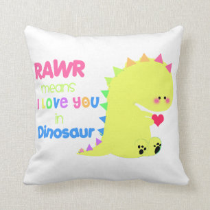 Almofada TRAVESSEIRO de dinossauro super bonito para crianç