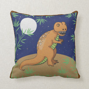 Almofada Travesseiro de Dinossauro T-Rex para Crianças