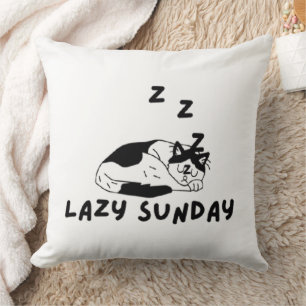 Almofada Travesseiro de Domingo do Cat Nap