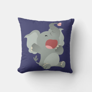 Almofada Travesseiro de Elefante de Cartoon com Sono Bonito