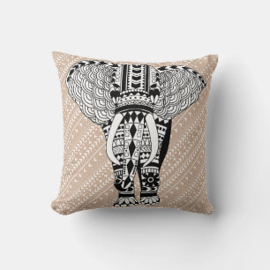 Almofada Travesseiro de Elefante Tribal da Boêmia