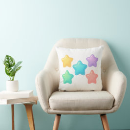 Almofada Travesseiro de Estrela de Geléia Neon | Luz Kawaii