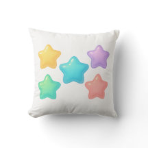 Travesseiro de Estrela de Geléia Neon | Luz Kawaii