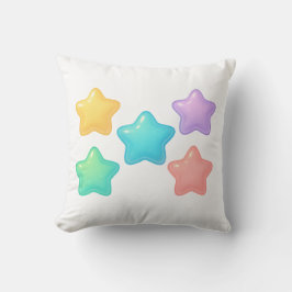 Almofada Travesseiro de Estrela de Geléia Neon | Luz Kawaii