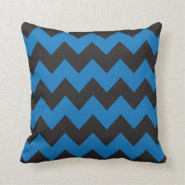 Almofada Travesseiro de fêmur azul e preto