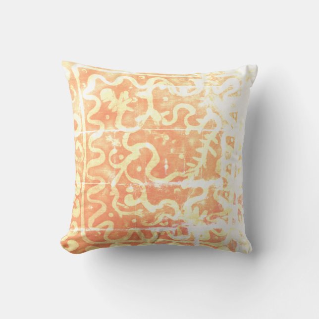 Almofada Travesseiro de Fibra Arte de Pintura Batik (Frente)