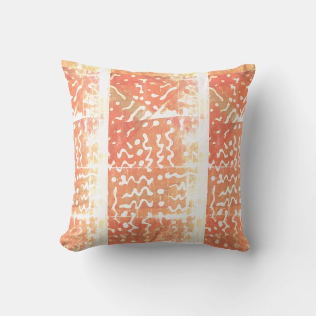 Almofada Travesseiro de Fibra Arte de Pintura Batik (Frente)