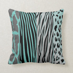 Almofada Travesseiro De Fita De Zebra Impressa, De Animais