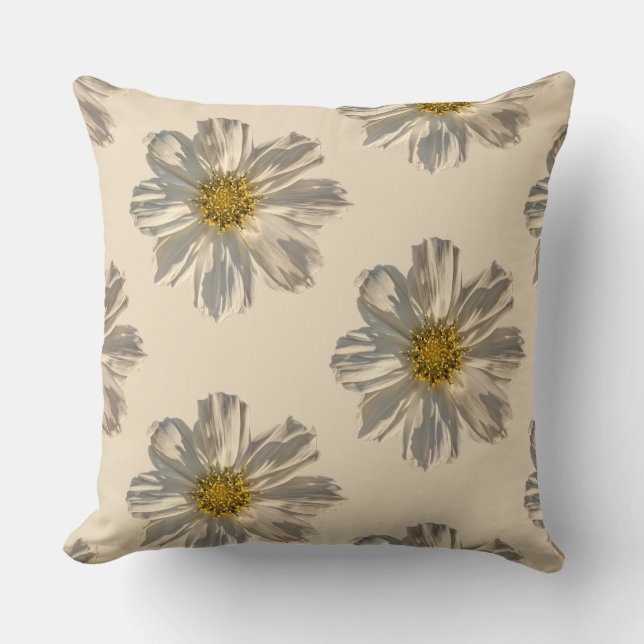 Almofada Travesseiro de Flor de Química Científica (Frente)