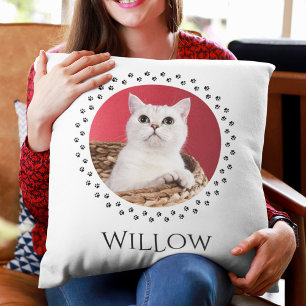Almofada Travesseiro de Foto Cat - Presente personalizado d