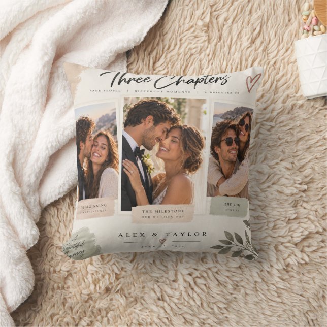 Almofada Travesseiro de Foto de Casal Três Capítulos (Cobertor)