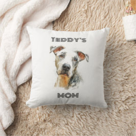 Almofada Travesseiro de Foto Personalizado Mãe de Cachorro