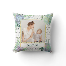 Travesseiro de Fotografia da Mãe do Tema Suculente