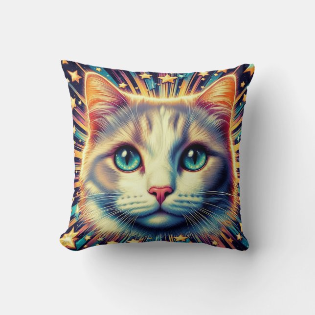 Almofada Travesseiro de gato bonito! (Frente)