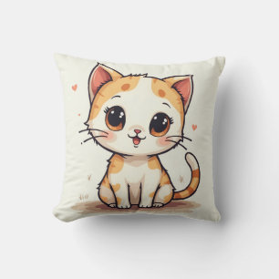 Almofada travesseiro de gato fofo
