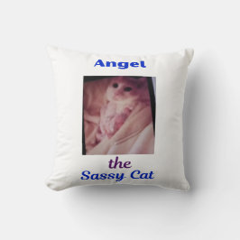 Almofada Travesseiro de Gato Sassy Angel